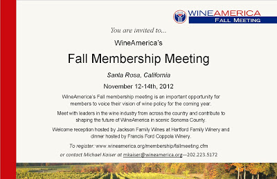 Meeting invite Fall 2012